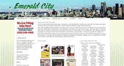 Desktop Screenshot of emeraldcitymodelandtalent.com