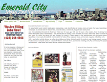 Tablet Screenshot of emeraldcitymodelandtalent.com